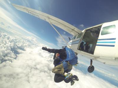 Saut en parachute, Marck - France — photo 5