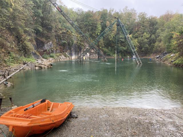 Plongée Carrière de Rochefontaine, Philippeville - Belgique — photo 3