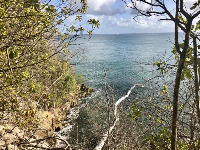 A la recherche du panneau de la Pointe de Dunkerque, Sainte-Anne - Martinique — photo 3