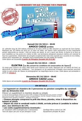 Le programme du week end