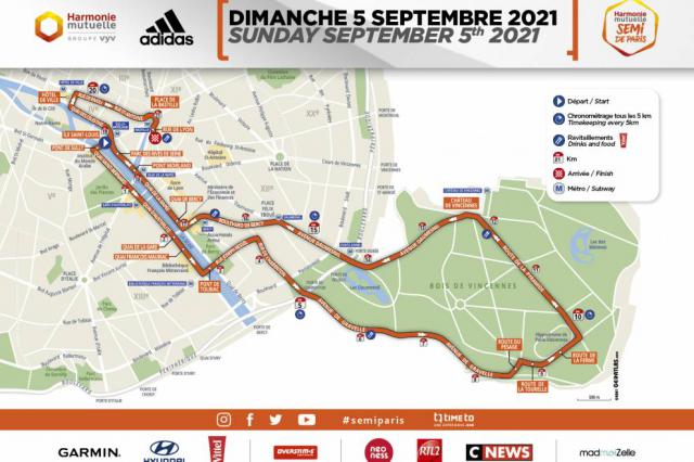 Le nouveau parcours du semi marathon de Paris dévoilé