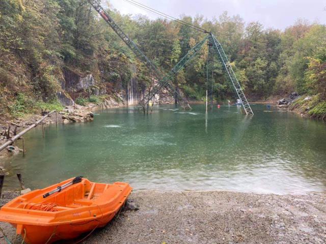 Plongée Carrière de Rochefontaine, Franchimont - Belgique — photo 2
