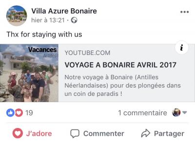 Un petit clin d'œil des propriétaires de la villa