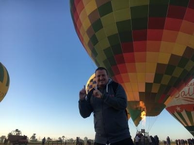 Vol en montgolfière au dessus de la vallée des rois à Louxor, New Valley Governorate - Égypte — photo 3