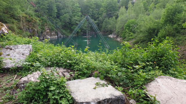 Plongée Carrière de Rochefontaine, Franchimont - Belgique — photo 2