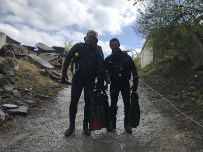 Plongée Carrière de Rochefontaine, Philippeville - Belgique — photo 2
