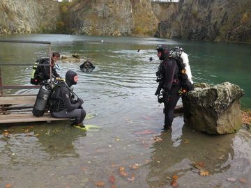 Plongée Carrière du Flato, Floreffe - Belgique — photo 3