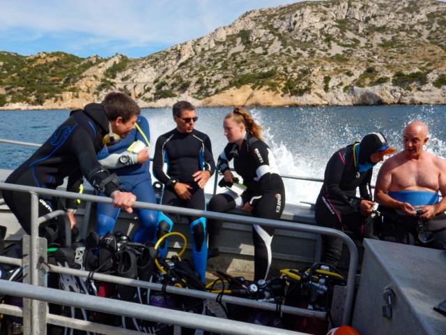 J6 - Mannequin, IPD 40 m, DTMR 25 m, GP 20 m, matériel, épreuve décompression, Le Rove - France — photo 2