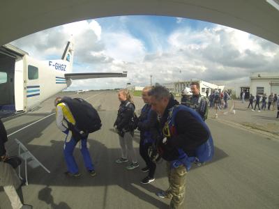 Saut en parachute, Marck - France — photo 2