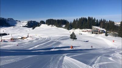 La soleil au ski ça vaut les Caraïbes quand même !