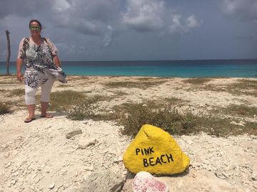 Pink Beach et mon anniversaire