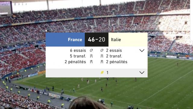 Tournoi des 6 nations 2010 : France-Italie au Stade de France - 14 mars 2010